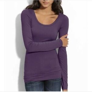 New Frenchi Long Sleeve Scoop Neck Shirt